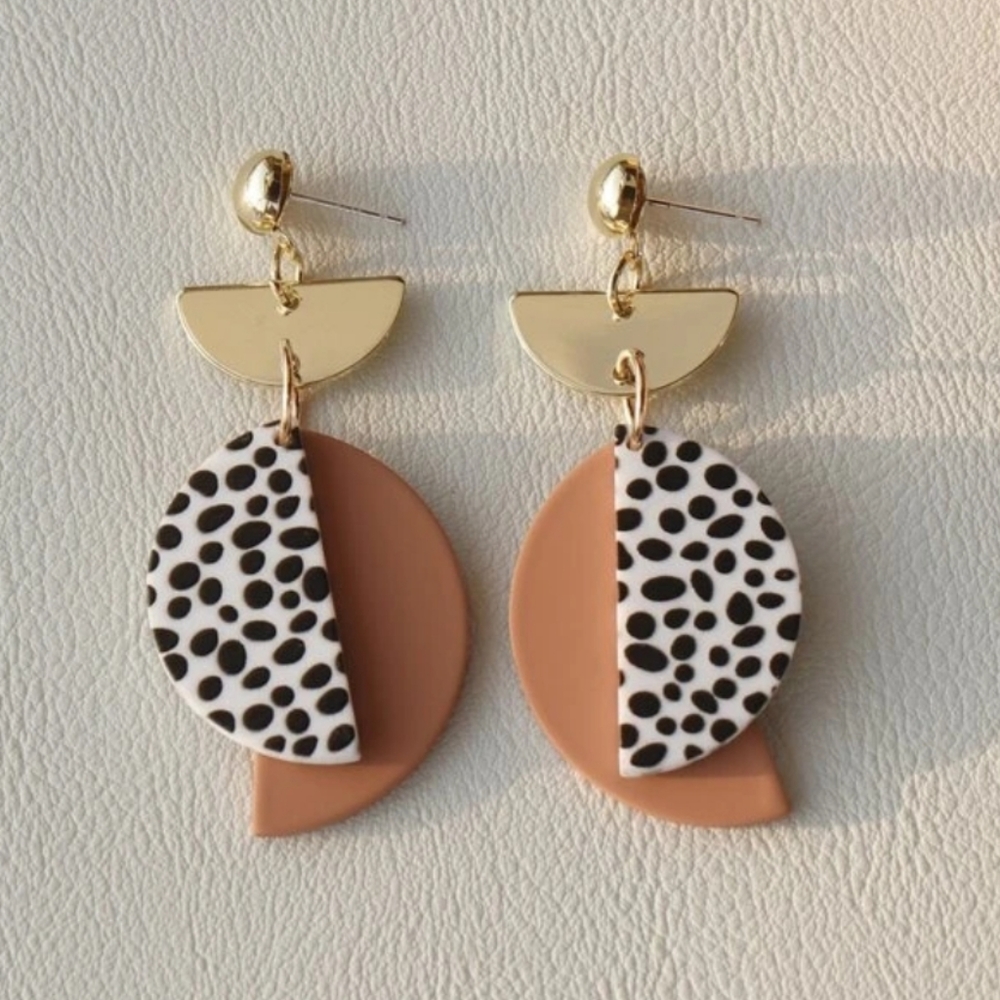 Geometric Drop Earrings